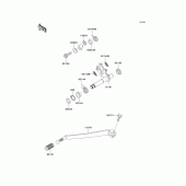 Схема узла: Переключатель передач для Kawasaki EJ800 W800