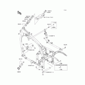 Схема вузла: Рама для Kawasaki VN900 Vulcan 900 Custom