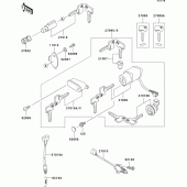 Схема вузла: Ignition switch(vn800-b5/b6) для Kawasaki VN800 Vulcan 800 Classic