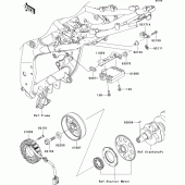 Схема узла: Генератор для Kawasaki ZR1000 Z1000 ABS