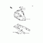 Схема вузла: Інформаційні наклейки для Kawasaki ZR800 Z800 ABS