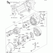 Схема вузла: Генератор для Kawasaki ZR1200 ZRX1200