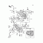 Схема узла: Картер двигателя для Kawasaki BJ250 Estrella RS