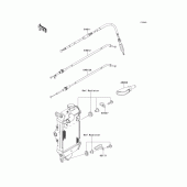 Схема узла: Тросики для Kawasaki KLX250 KLX250