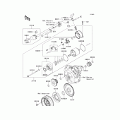 Схема вузла: Starter motor для Kawasaki KLX140 KLX140