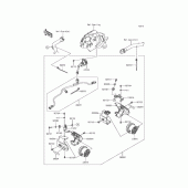 Схема вузла: Аксесуар для Ліжка для Kawasaki KLE250 Versys-X 250 ABS