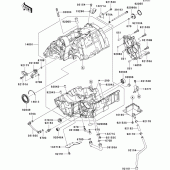 Схема вузла: Картер двигуна (1/2) для Kawasaki EX650 Ninja 650 ABS