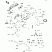 Схема вузла: Air duct для Kawasaki ZX600 Ninja ZX-6R