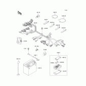 Схема вузла: Електроустаткування для Kawasaki ZX900 Ninja ZX-9R