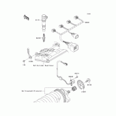 Схема вузла: Ignition system для Kawasaki ZX1000 Ninja ZX-10R