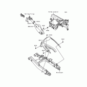 Схема вузла: Side Covers/Chain Cover для Kawasaki EN650 Vulcan S ABS SE