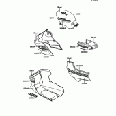 Схема вузла: Decal(blue/white)(ex500-b3/b4) для Kawasaki EX500 GPZ500S
