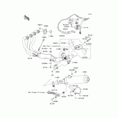 Схема узла: Выхлопная система для Kawasaki ZR1200 ZRX1200 DAEG