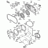 Схема вузла: Engine cover(s) для Kawasaki VN1500 VN-15