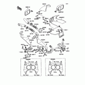 Схема узла: Cowling(1/2) для Kawasaki ZX750 Ninja ZX-7
