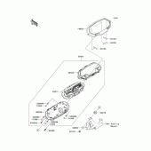 Схема вузла: Meter(s) для Kawasaki ZR1000 Z1000