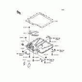 Схема узла: Oil pan для Kawasaki ZX1400 ZZR1400