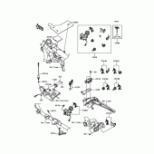 Схема вузла: Ignition Switch/Locks/Reflectors для Kawasaki VN1700 Vulcan 1700 Vaquero ABS