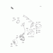 Схема вузла: Генератор для Kawasaki KX100