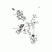 Схема вузла: Шланги гальмівні для Kawasaki KLE250 Versys-X 250 ABS