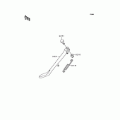 Схема вузла: Підставка для Kawasaki VN250 Eliminator 250V