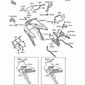 Схема вузла: Cowling(1/2)(zx1000-b3) для Kawasaki ZX1000 ZX-10