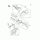Схема узла: Задний фонарь (Стоп-сигнал) (s) для Kawasaki ZX750 Ninja ZX-7RR