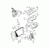 Схема узла: Радиатор для Kawasaki ZX1000 Z1000SX