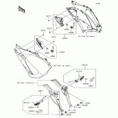 Схема узла: Поворотники для Kawasaki ZX1000 Ninja 1000 ABS