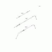 Схема узла: Тросики для Kawasaki ZR1200 ZRX1200 DAEG
