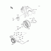 Схема вузла: Генератор для Kawasaki KLX140 KLX140L