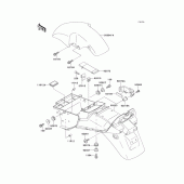 Схема узла: Крыло для Kawasaki ZX1100 GPZ1100