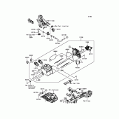 Схема узла: Воздушный фильтр для Kawasaki EX300 Ninja 300 ABS