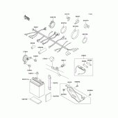 Схема вузла: Електроустаткування для Kawasaki KMX125