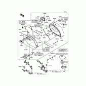 Схема вузла: Кофри(Side Bag) для Kawasaki VN1700 Vulcan 1700 Voyager Custom ABS