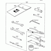 Схема узла: Owner`s tools для Kawasaki ZX1000 ZX-10