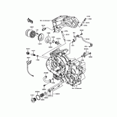 Схема вузла: Фільтр масляний для Kawasaki VN900 Vulcan 900 Classic