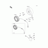 Схема узла: Генератор для Kawasaki KZ1000 Police