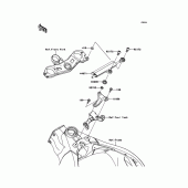 Схема вузла: Steering Damper для Kawasaki ZX1000 Ninja ZX-10R