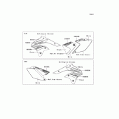 Схема узла: Decals(abf) для Kawasaki KLX450 KLX450R
