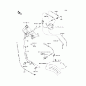 Схема вузла: Троси для Kawasaki VN2000 Vulcan 2000 Classic LT
