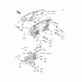 Схема узла: Headlight(s) для Kawasaki ZX1000 Z1000SX