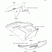 Схема вузла: Decals(silver)(d8f) для Kawasaki ZX1400 ZZR1400 ABS