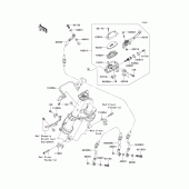 Схема узла: Передний тормозной цилиндр для Kawasaki EX650 Ninja 650
