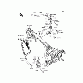 Схема вузла: Охолодження для Kawasaki VN1700 Vulcan 1700 Vaquero ABS