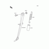 Схема вузла: Підставка для Kawasaki ZR400 Zephyr X