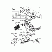 Схема вузла: Електроустаткування для Kawasaki BR250 Z250SL ABS