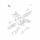 Схема вузла: Frame fitting для Kawasaki ZR750 Zephyr