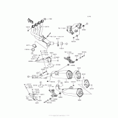 Схема узла: Выхлопная система для Kawasaki ZX1400 Ninja ZX-14R ABS SE