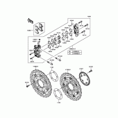 Схема вузла: Переднє гальмо для Kawasaki ZX1400 Ninja ZX-14R ABS 30TH